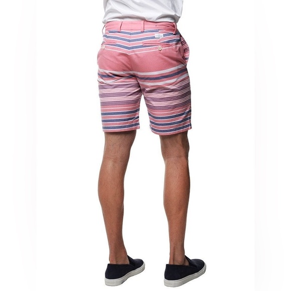 Vineyard Vines Men's Striped Chino Breaker Shorts 9” Multicolor Size 30 Casual - Picture 2 of 11